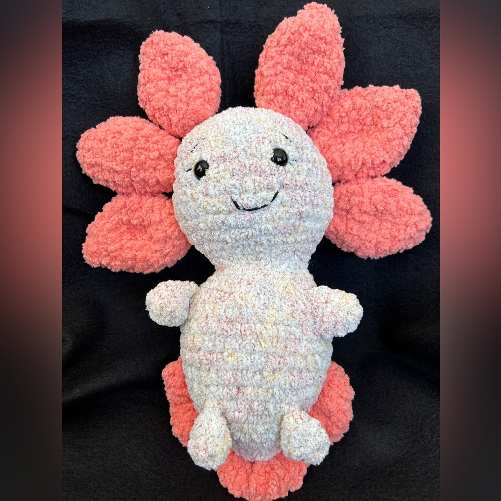 Handmade Crochet Plush Axolotl